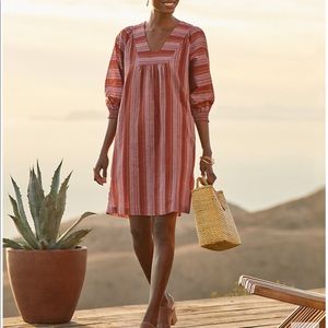 Garnet Hill Shimmering Gauze dress